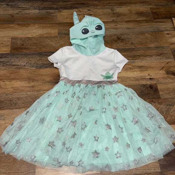 Star Wars Other - Star Wars Grogu “The Child” Girls Dress with Hood